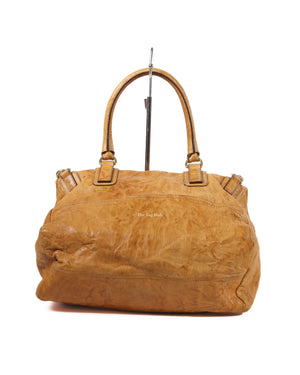 Givenchy Brown Wrinkled Sheepskin Pandora Large Bag-3