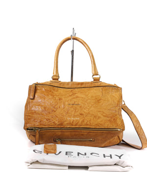 Givenchy Brown Wrinkled Sheepskin Pandora Large Bag-14