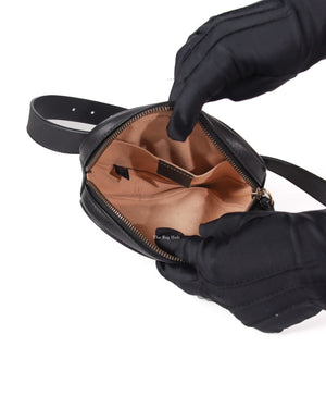 Gucci Black GG Marmont Matelasse Belt Bag-11