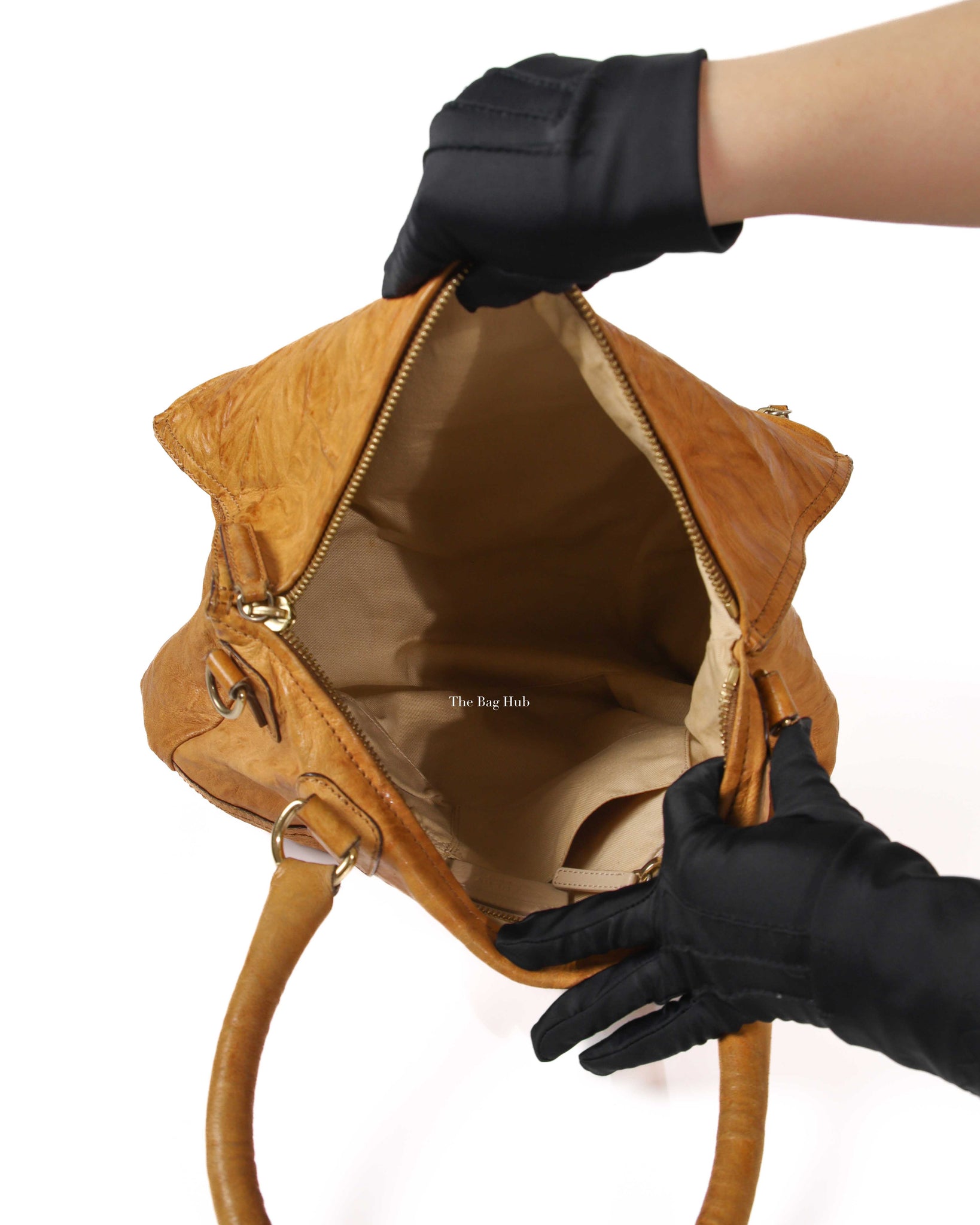 Givenchy Brown Wrinkled Sheepskin Pandora Large Bag-11