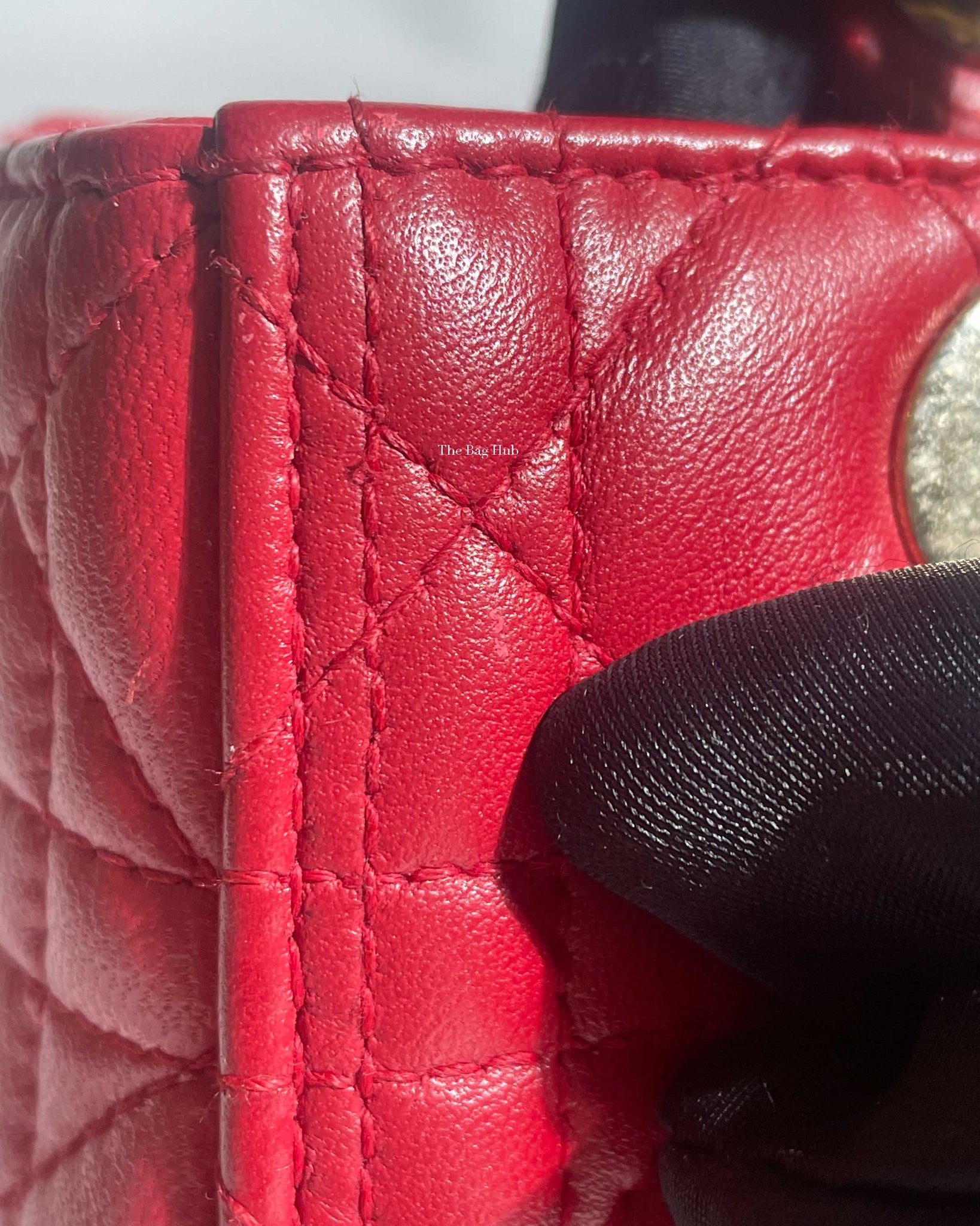 Dior Red Lady Dior Small Bag