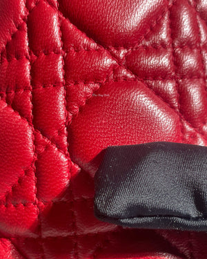 Dior Red Lady Dior Small Bag