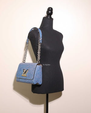 Louis Vuitton Blue Demin Twist Epi Leather Bag-12