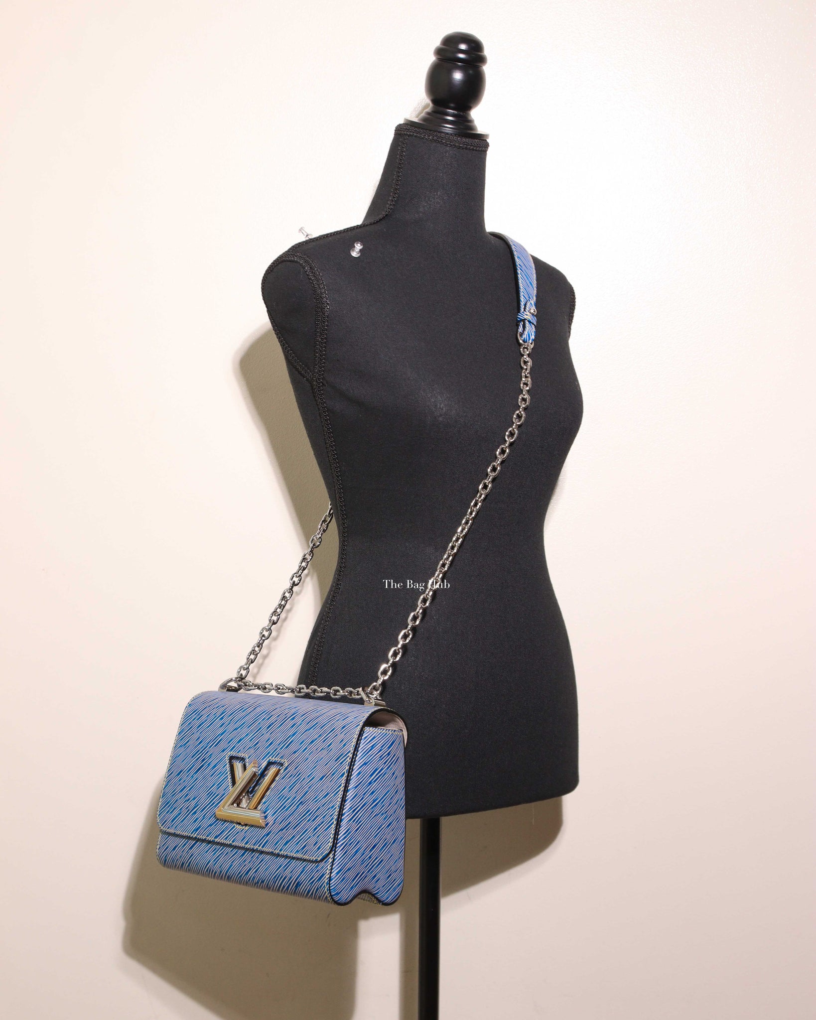 Louis Vuitton Blue Demin Twist Epi Leather Bag-13