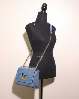 Louis Vuitton Blue Demin Twist Epi Leather Bag-13