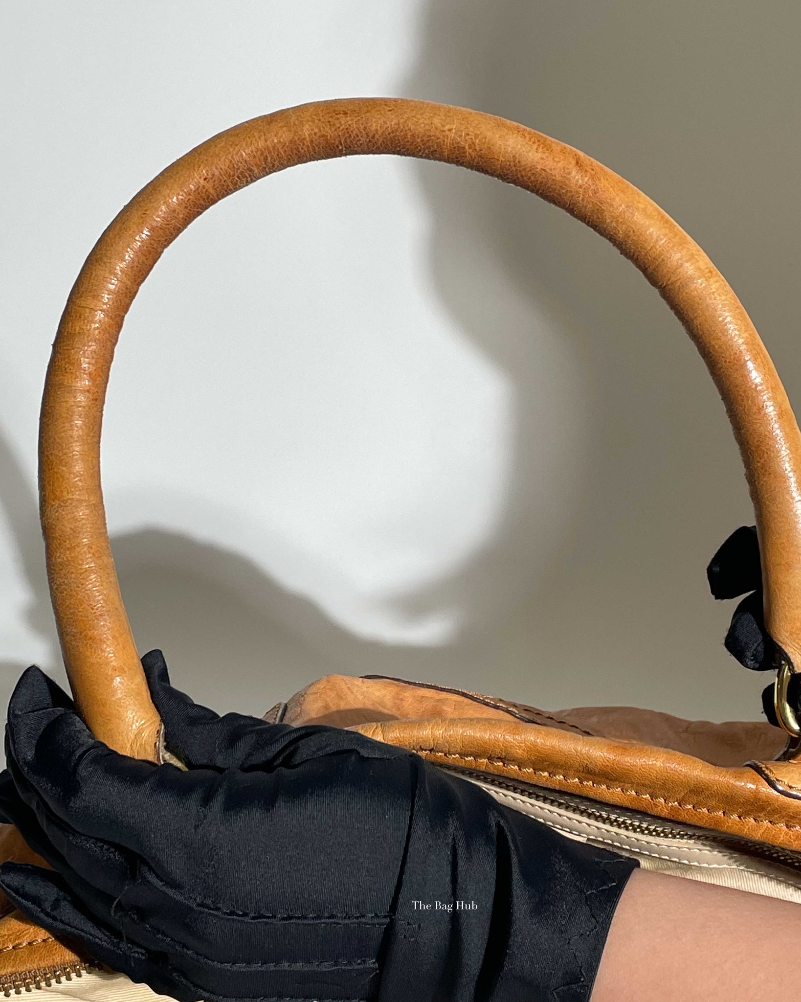 Givenchy Brown Wrinkled Sheepskin Pandora Large Bag-30