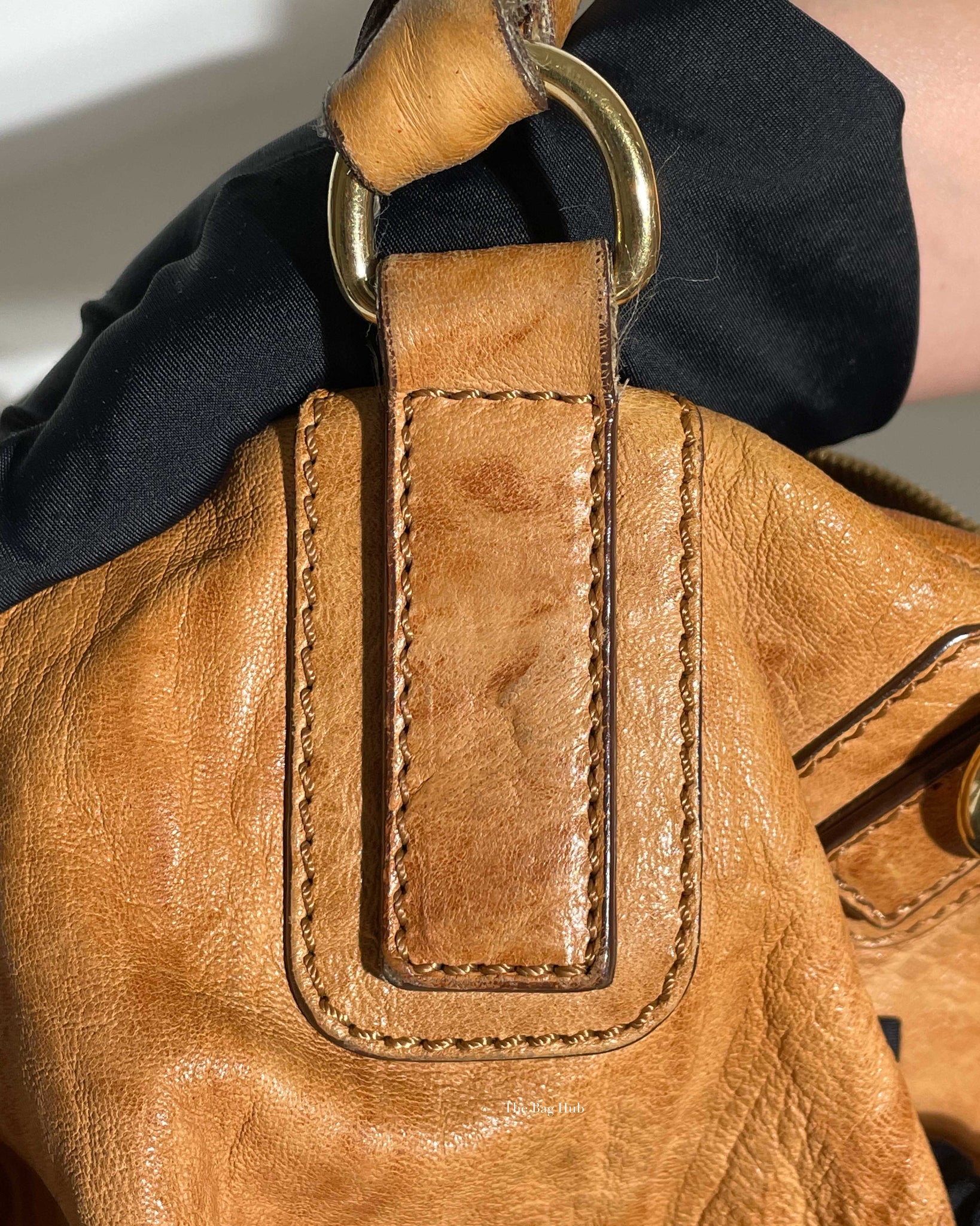 Givenchy Brown Wrinkled Sheepskin Pandora Large Bag-32