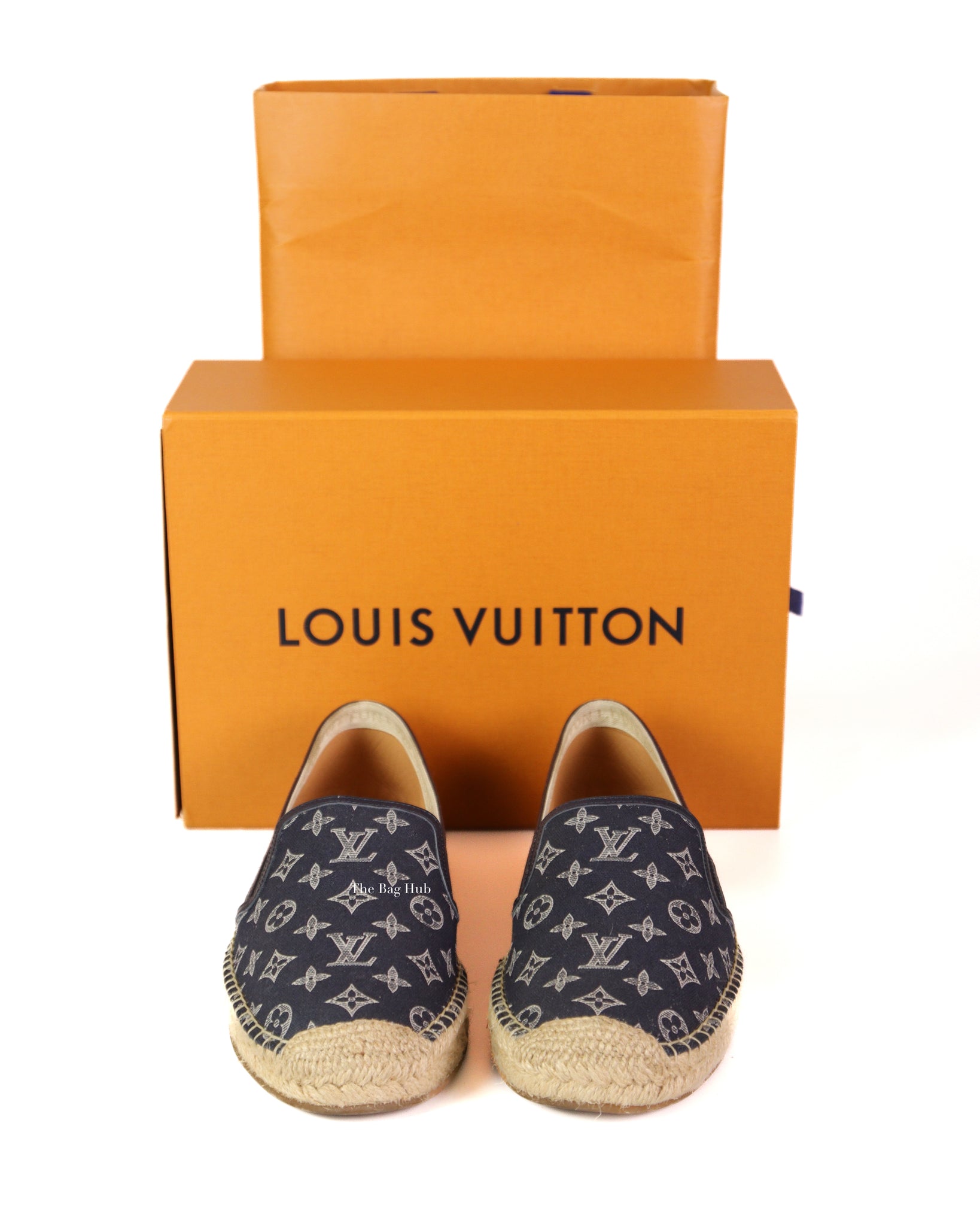 Louis Vuitton Men's Navy Canvas Bidart Espadrille – Luxuria & Co.