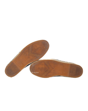 Louis Vuitton Navy Monogram Canvas Espadrilles Size 8 Men's - 8