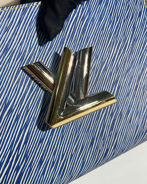 Louis Vuitton Blue Demin Twist Epi Leather Bag-24