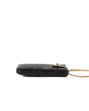 Chanel Black Reissue 2.55 Phone Holder with Chain - 4