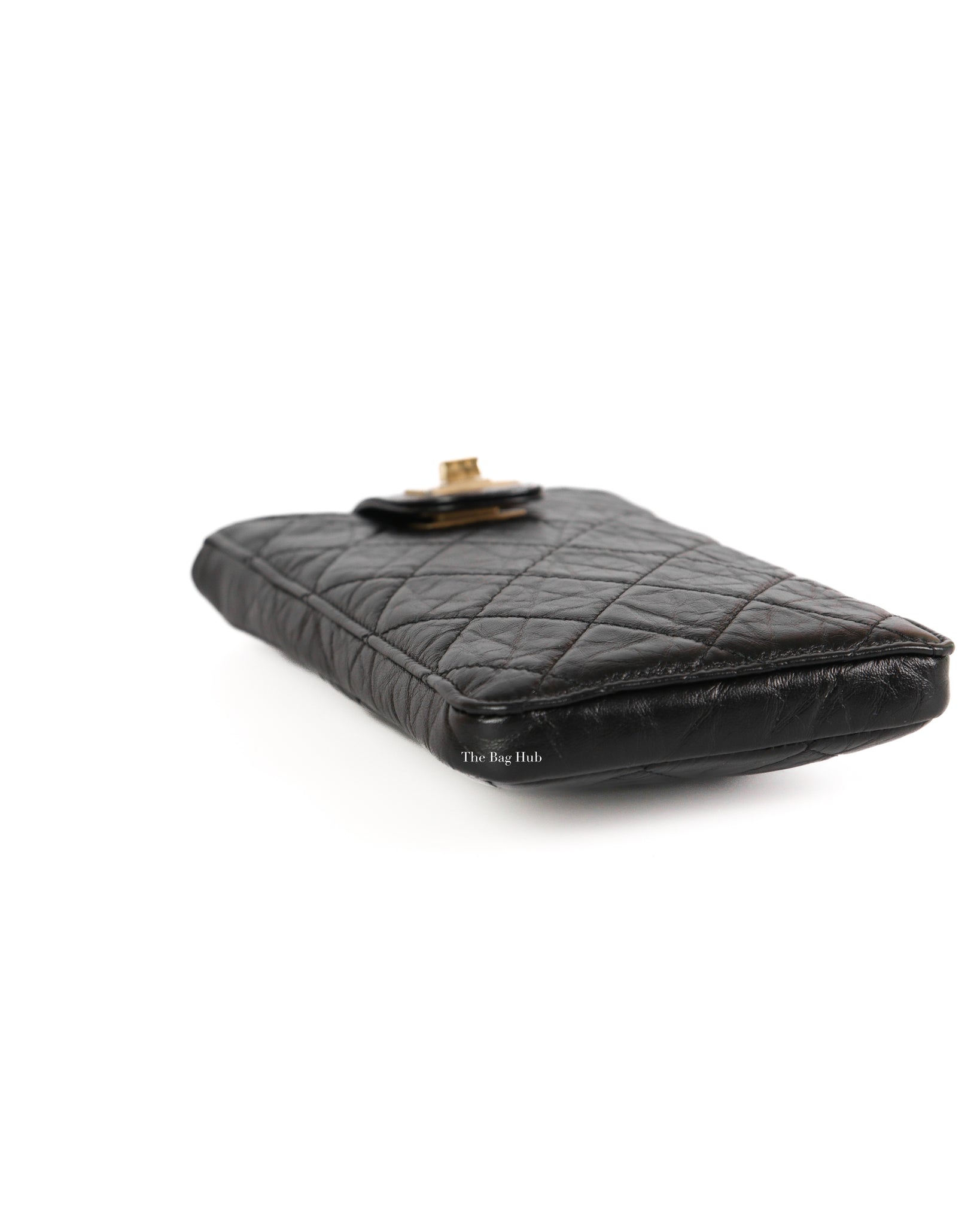 Chanel Black Reissue 2.55 Phone Holder with Chain - 7