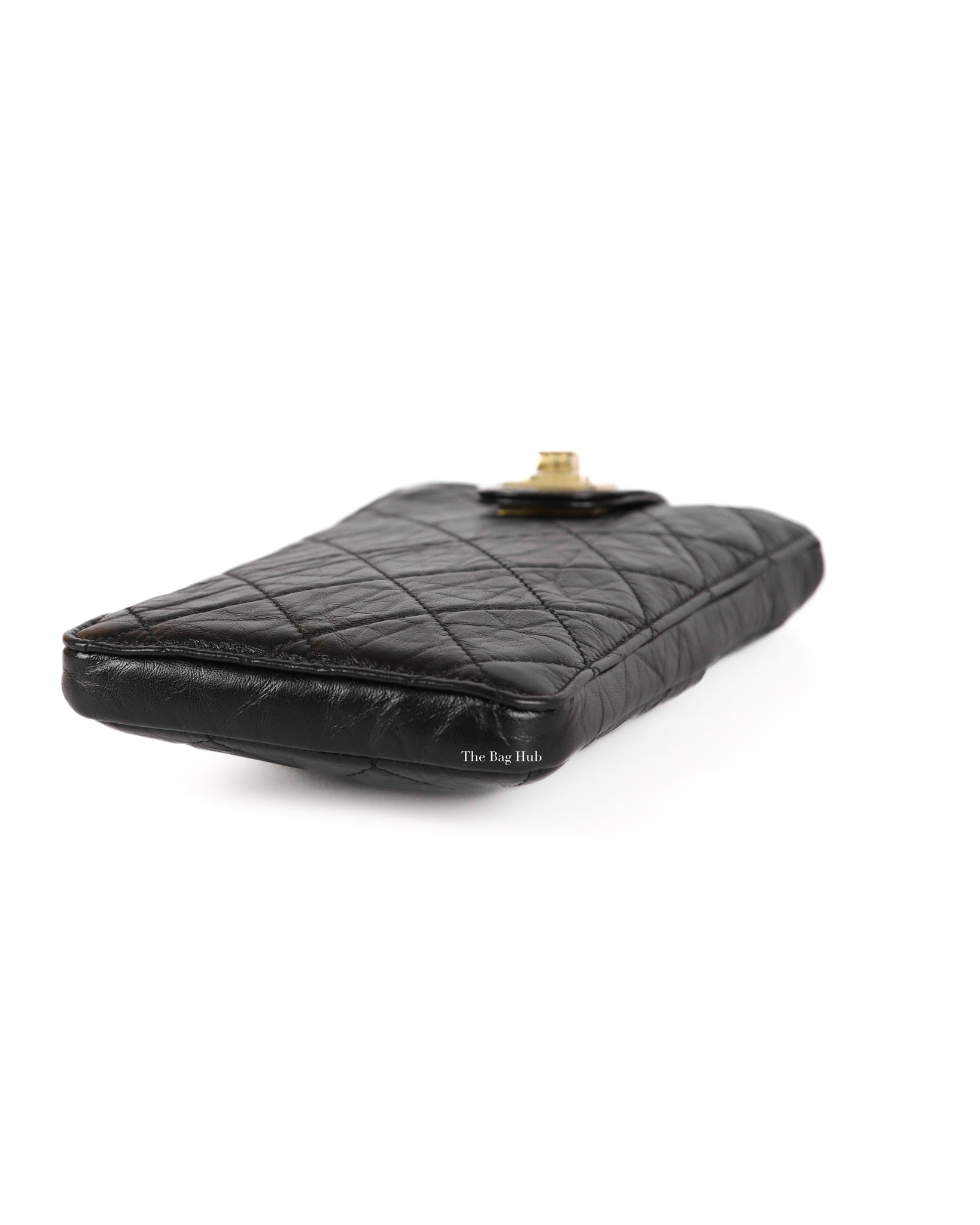 Chanel Black Reissue 2.55 Phone Holder with Chain - 8