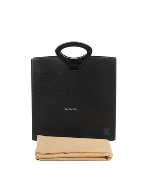 Louis Vuitton Black Epi Ombre Tote Bag
