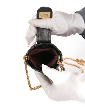 Chanel Black Reissue 2.55 Phone Holder with Chain - 11