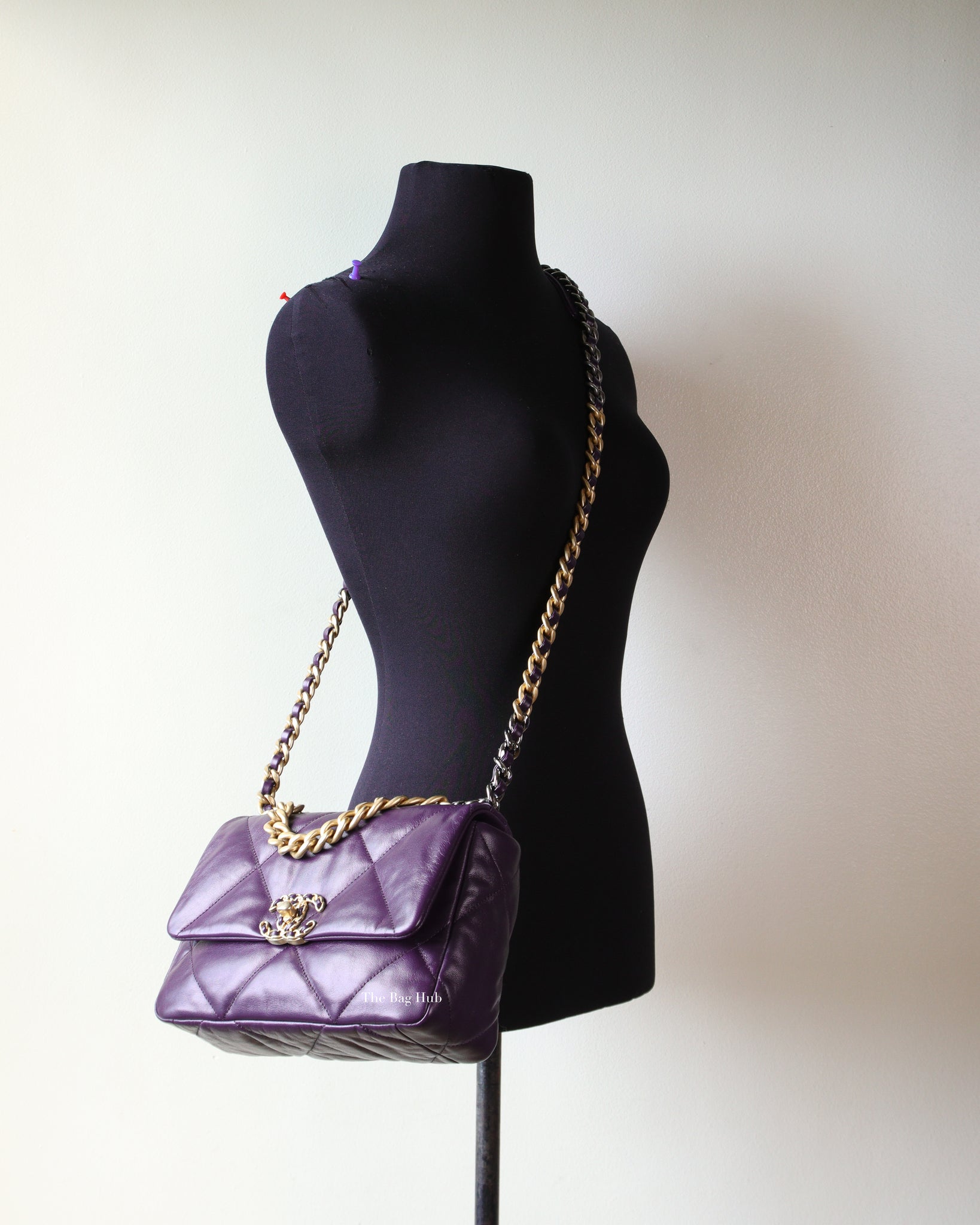 Chanel Raisin C19 Handbag