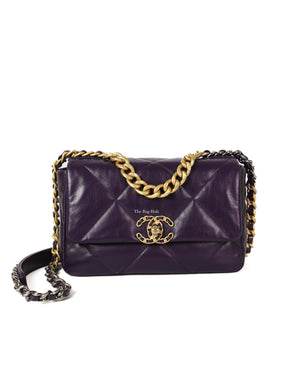 Chanel Raisin C19 Handbag