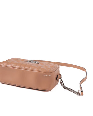 Gucci Beige GG Marmont Aria Small Shoulder Bag