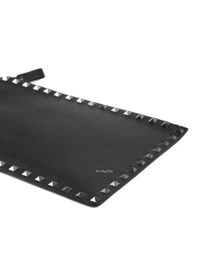 Valentino Noir Rockstud Clutch