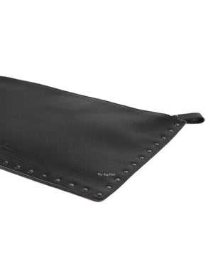 Valentino Noir Rockstud Clutch