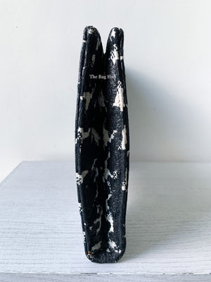 Alexander Mcqueen Black/White Squeeze It Clutch Bag-5