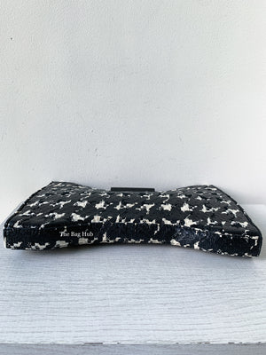 Alexander Mcqueen Black/White Squeeze It Clutch Bag-6