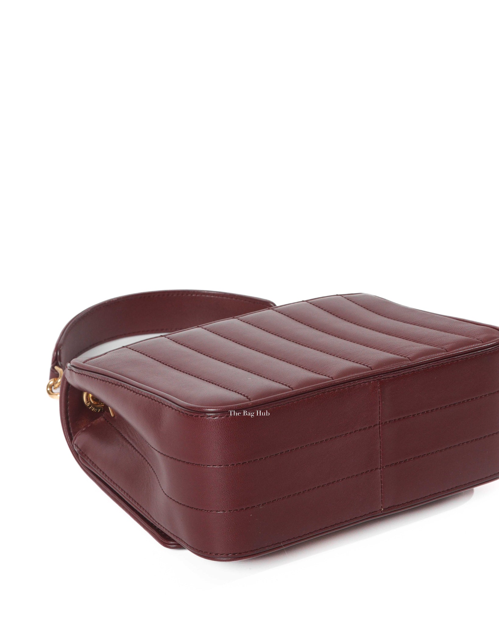 Saint Laurent Burgundy Vicky Medium Bag-9