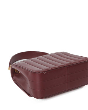 Saint Laurent Burgundy Vicky Medium Bag-9