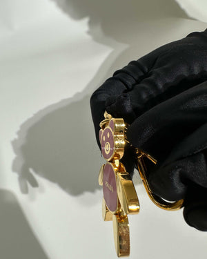 Prada Peonia Ule Bear Key Ring