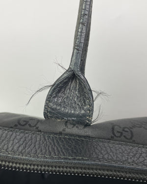 Gucci Black Canvas Princy Medium Tote Bag
