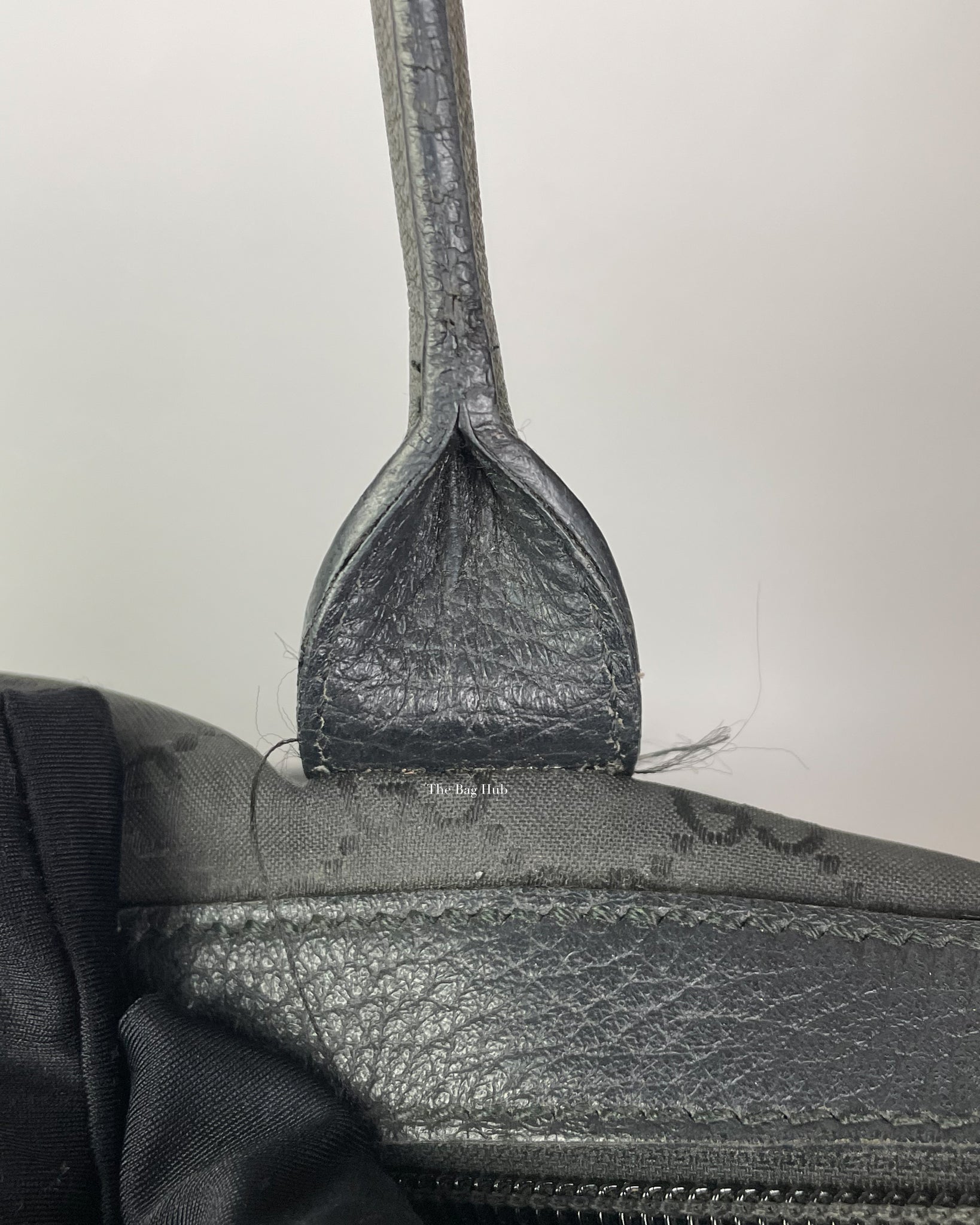 Gucci Black Canvas Princy Medium Tote Bag
