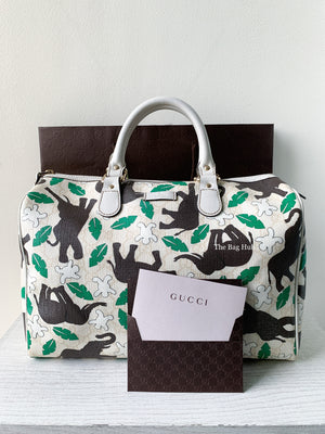 Gucci Multicolor Limited Edition UNICEF Joy Boston Bag-13