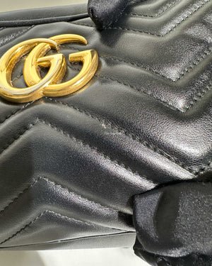 Gucci Black Small Marmont Camera Bag-15