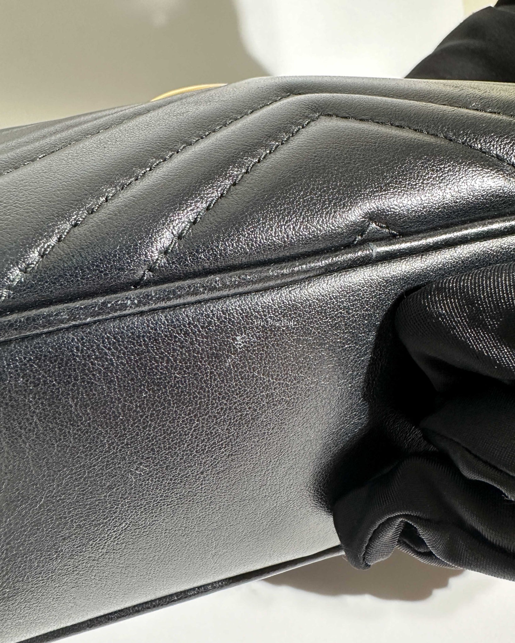 Gucci Black Small Marmont Camera Bag-16