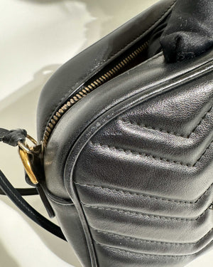 Gucci Black Small Marmont Camera Bag-19
