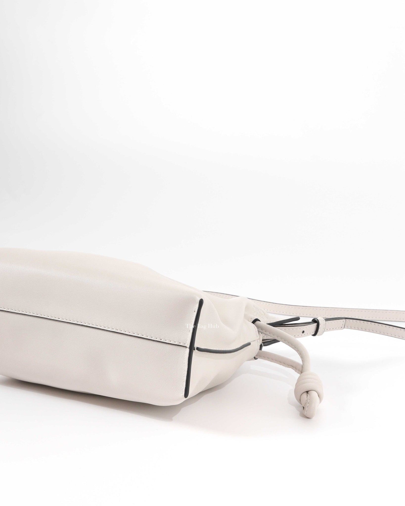 Loewe Soft White Flamenco Clutch