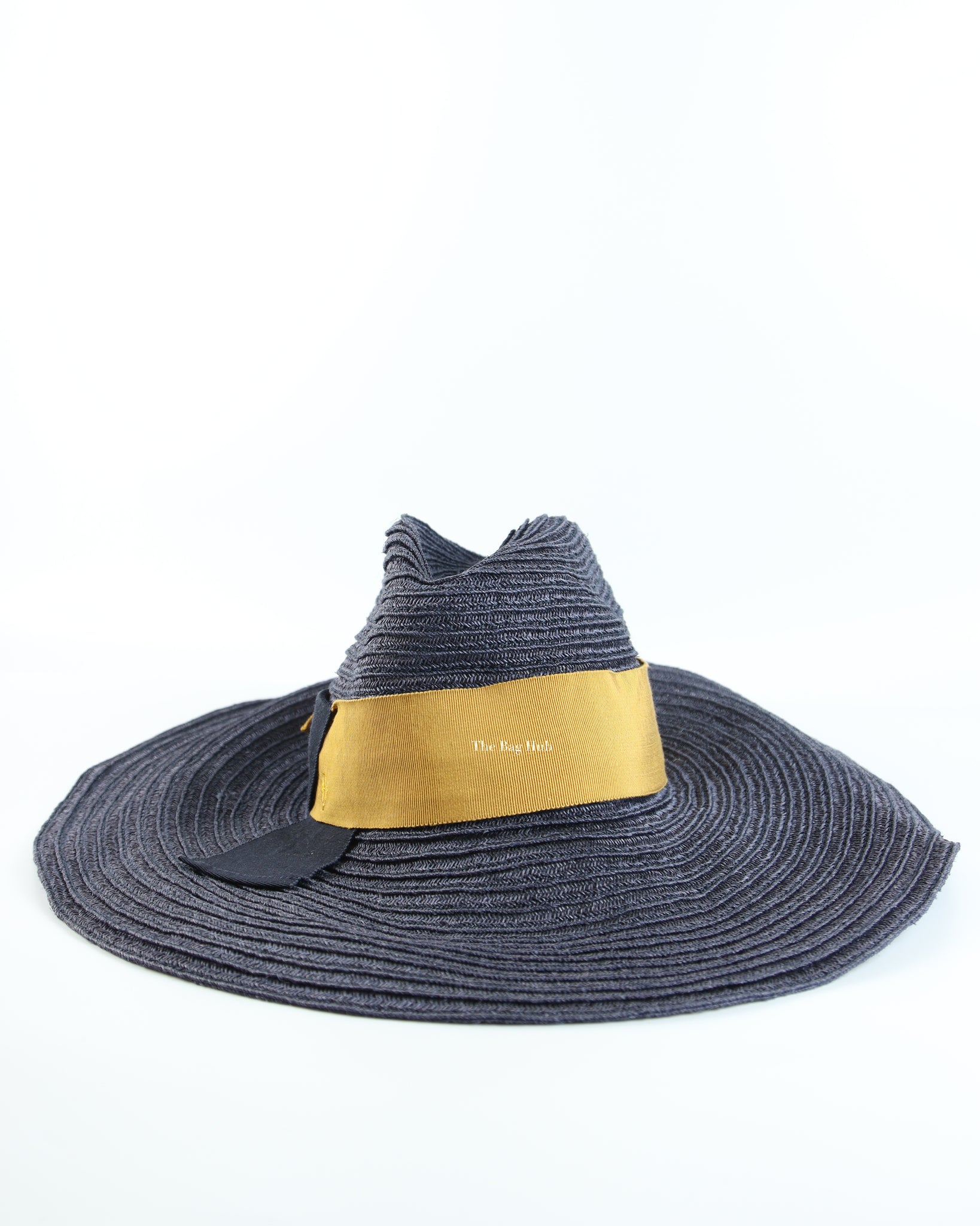 Hermes Blue Sun Hat Summer Hat Panama Hemp size 56-Image-4