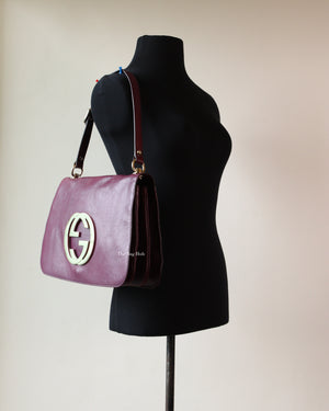 Gucci Rare Plum Blondie Shoulder Bag-12