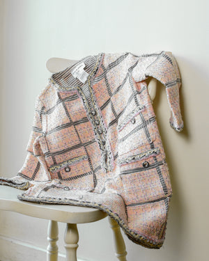 Chanel Pink Tweed Shift Dress size 40-1