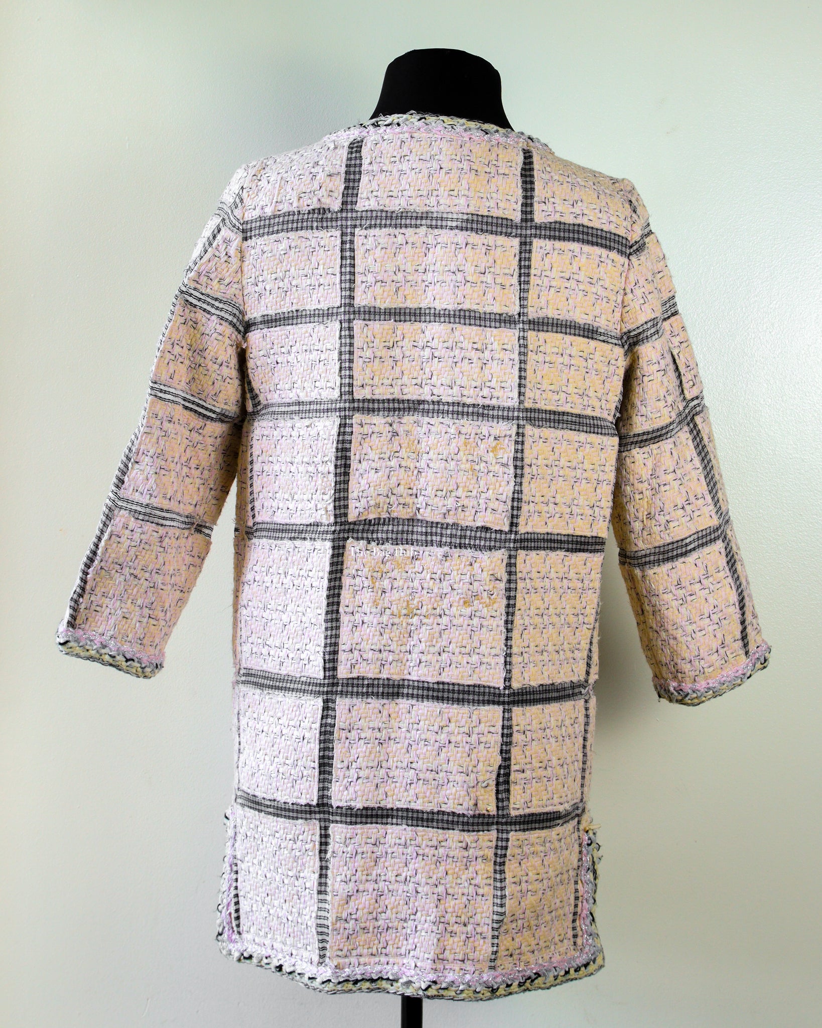 Chanel Pink Tweed Shift Dress size 40-3