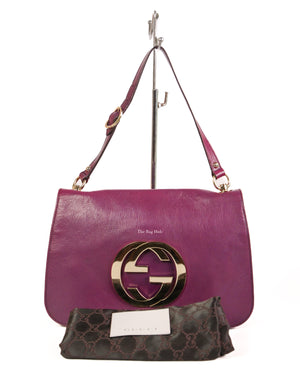 Gucci Rare Plum Blondie Shoulder Bag-13