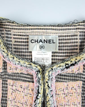 Chanel Pink Tweed Shift Dress size 40-5