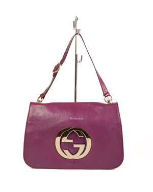 Gucci Rare Plum Blondie Shoulder Bag-2