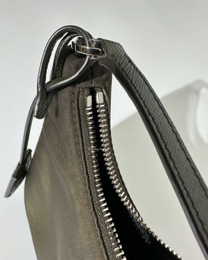 Prada Camouflage Green Nylon Re-Edition 2005 Mini Bag