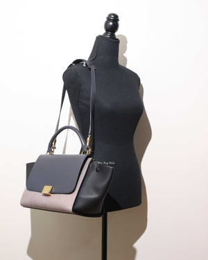 Celine Blue/Black/Grey Small Trapeze-12