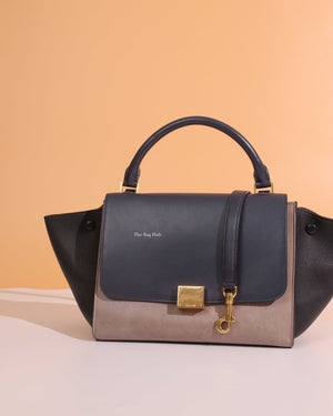 Celine Blue/Black/Grey Small Trapeze-1