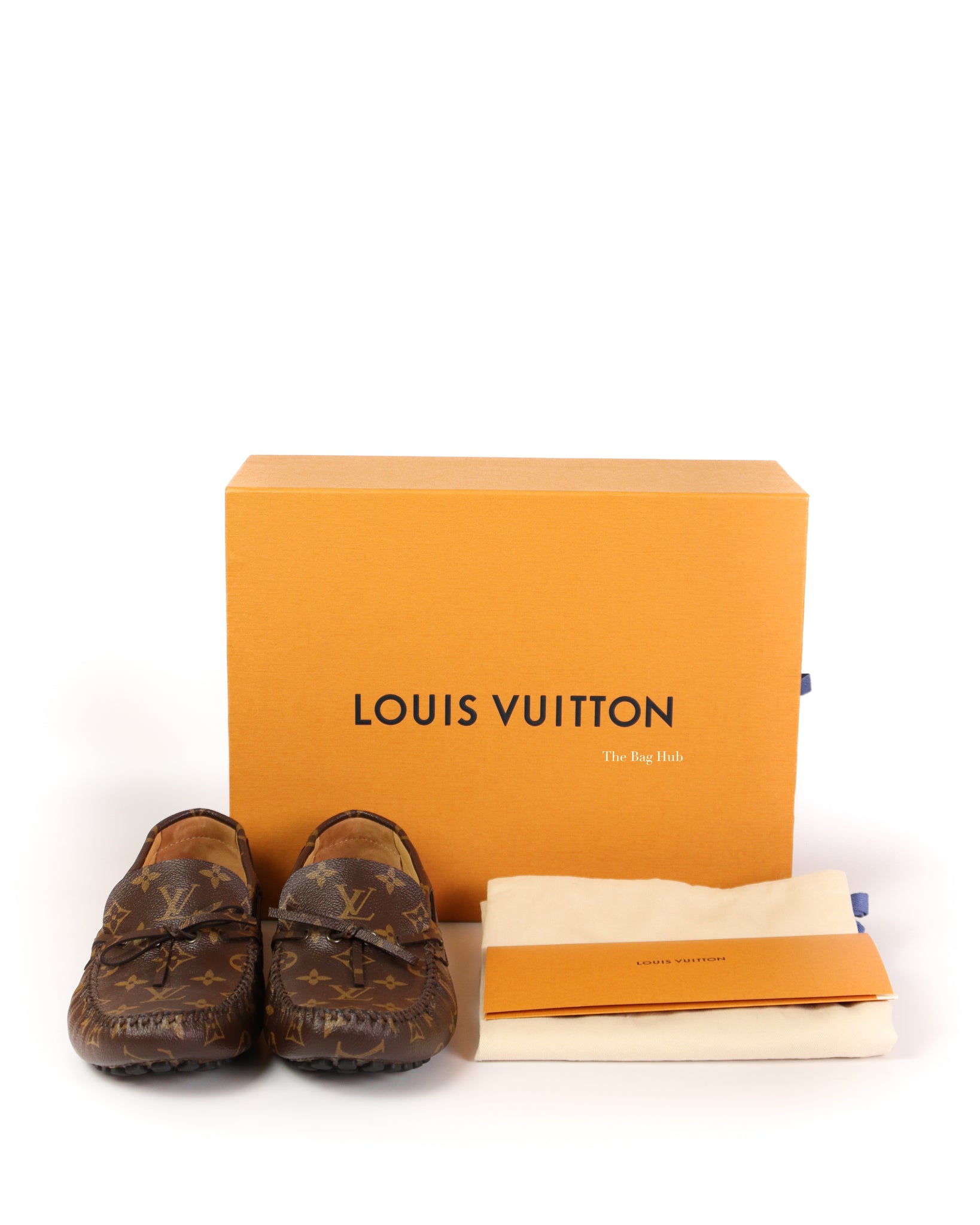 LOUIS VUITTON Arizona Moccasin Monogram Canvas Men's Shoes Loafers-US