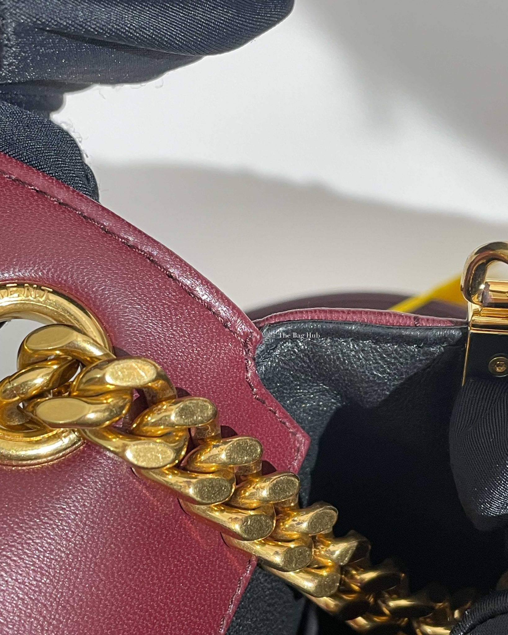 Saint Laurent Burgundy Vicky Medium Bag-18
