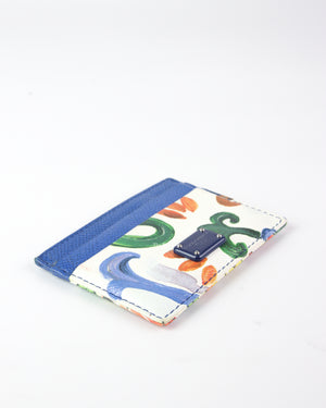 Dolce & Gabbana Multicolor Flower Card Holder-7