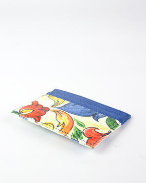 Dolce & Gabbana Multicolor Flower Card Holder-9